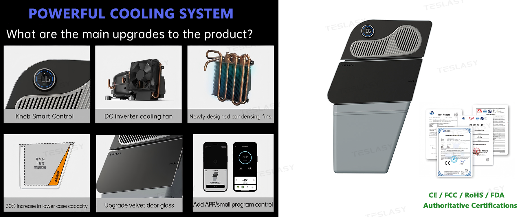 Teslasy 2025+ Model Y Juniper Trunk Fridge 16L Built-in Refrigerator (For Model Y 5 seats) | Teslasy