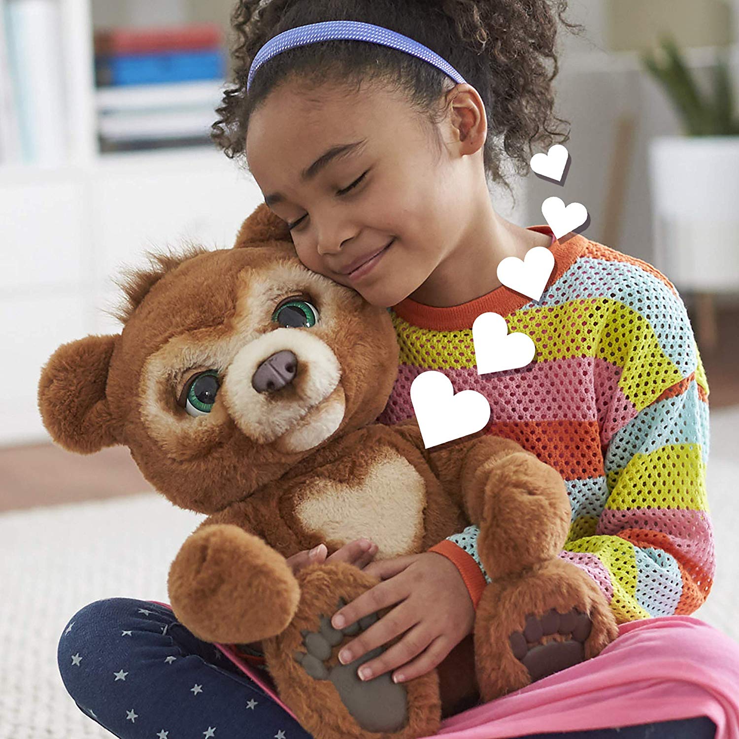 The Curious Bear Interactive Plush Toy