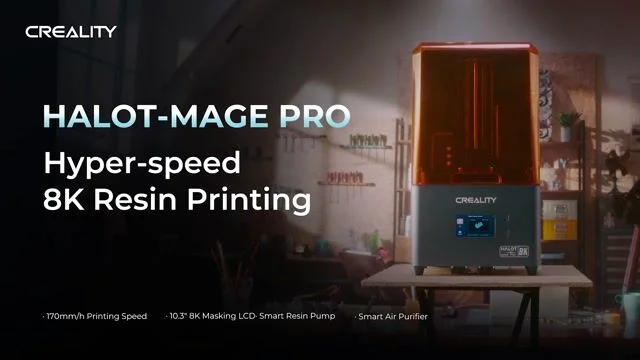 Creality Halot Mage Series  Hyper Speed 8K Resin Printing 