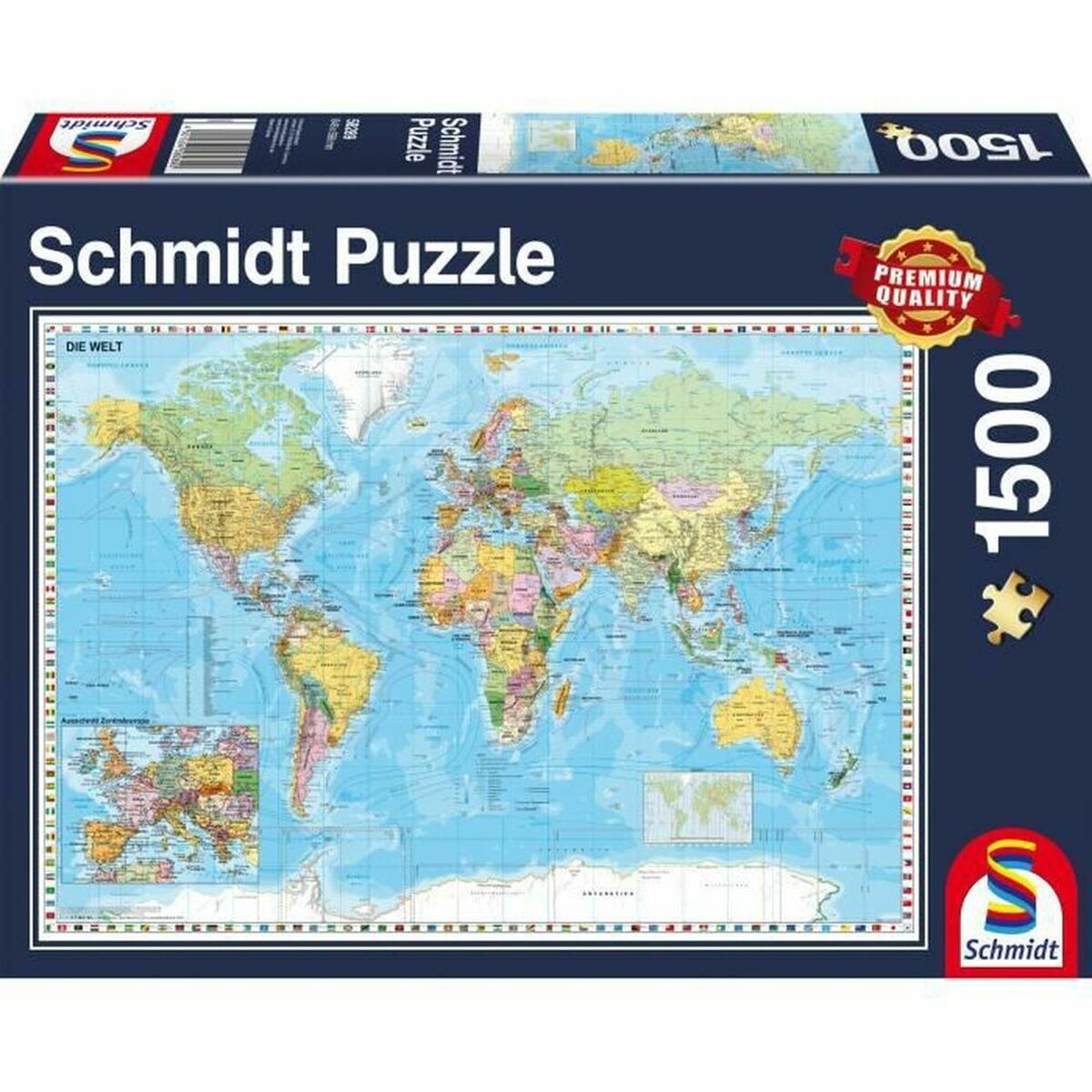 Puzzle Schmidt Spiele Iceland: Kirkjuffellsfoss  1500 Pieces