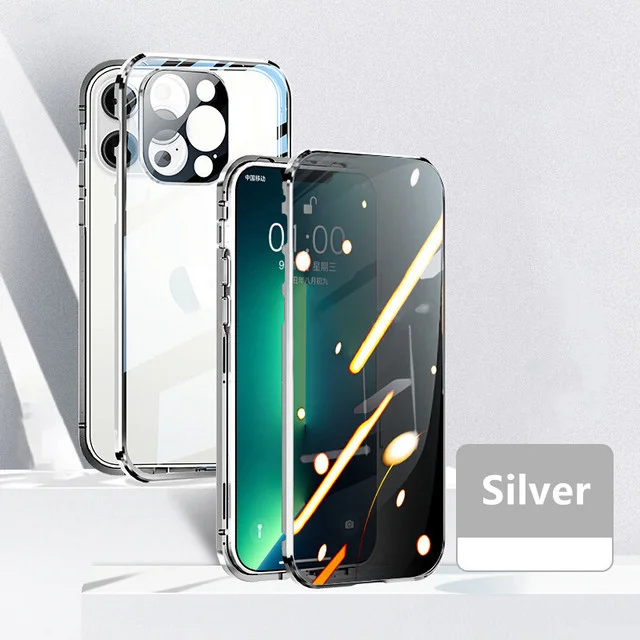 iPhone Privacy Double-sided Glass Phone Case