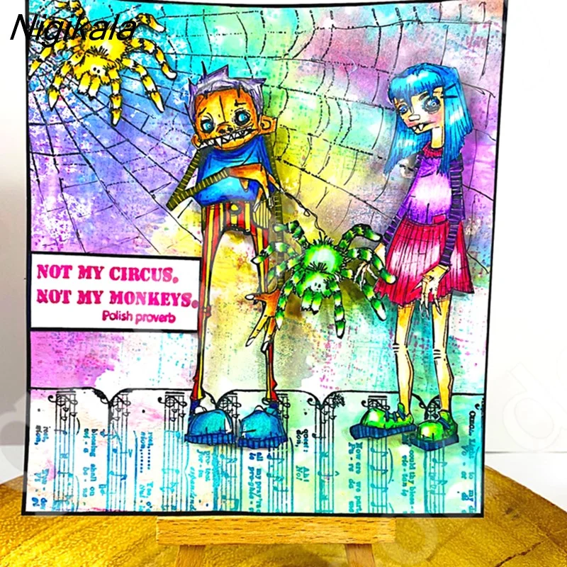 Nigikala New Halloween Taranch Cutting Dies Stamps Scrapbook Diary Decoration Embossing Template Diy Greeting Card Handmade Hot Sale