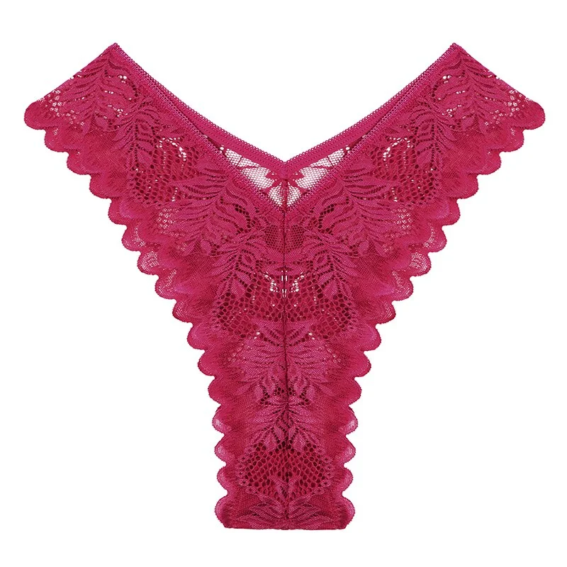 Billionm Lace Panties Perspective Women's Underwear Mesh Panties Sexy Lingerie V Waist Female Briefs Girls Intimate Underpants