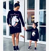 Family Matching Dress Unicorn Print Autumn Sweatshirts