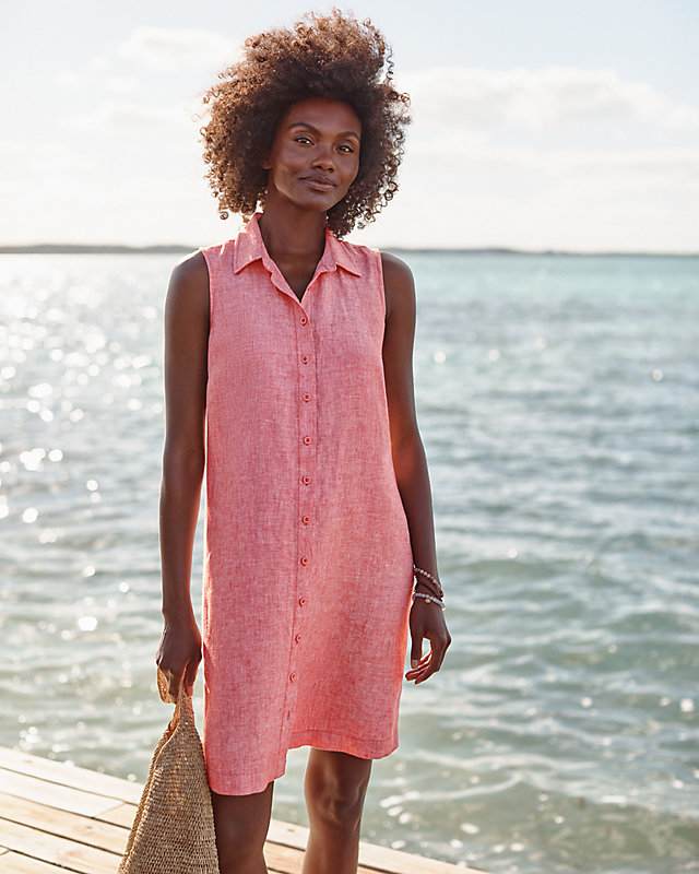 Classic Linen Shirtdress