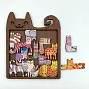 Super Difficult Puzzle: Cute Cat Alien Shaped Brain-Teasing Puzzle