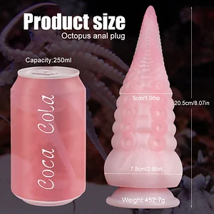 Silicone Tentacle Dildos for Anal Sex Toys Prostate Massage Buttplug Monster Penis for Women Pink