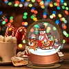 Diamond Painting Wooden Christmas Table TopOrnament Kits Xmas Home Decor