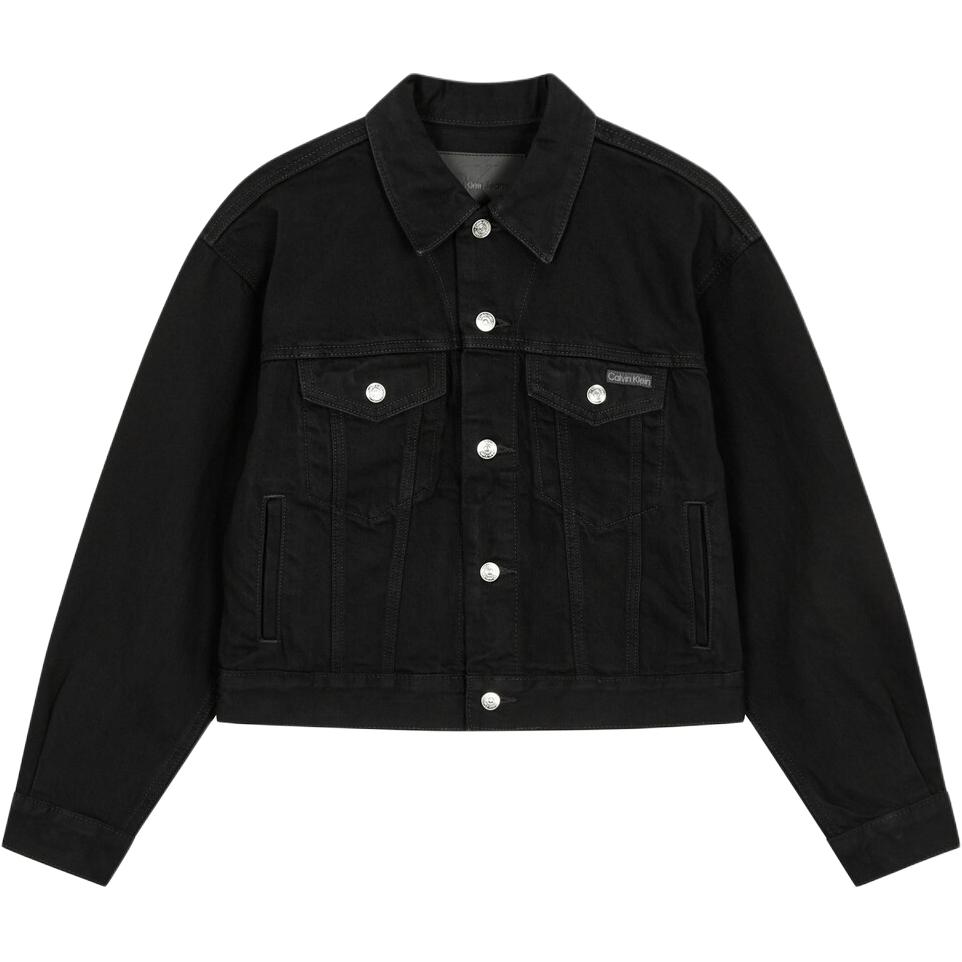 Calvin Klein Denim Jackets Women's Black