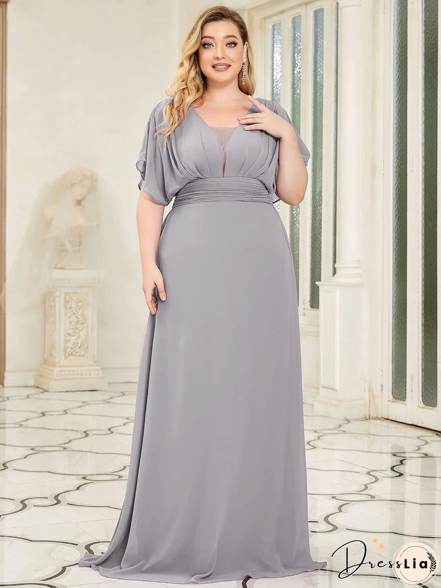 Flowy V-Neck Maxi Dress for Women