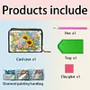 Diamond Painting Sunflower Card Holder Coin Purse Diamond Art Wallet for Women