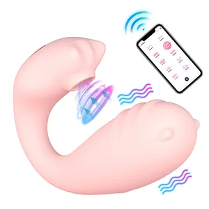 App Remote Control Sucking Clit Invisible Panty Vibrator