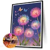 Diamond Painting -DIY Round Drill Colorful Dandelion