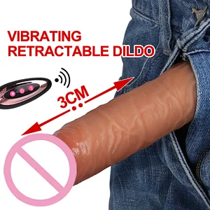 4 In 1 Wireless Remote Control Heating Telescopic Vibration Dildo