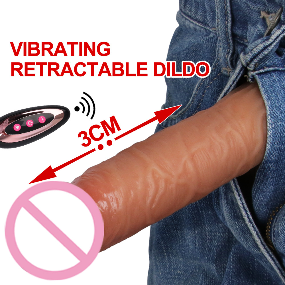 4 In 1 Wireless Remote Control Heating Telescopic Vibration Dildo