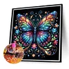 Diamond Painting-DIY Full Round Drill Butterfly(40*40CM)