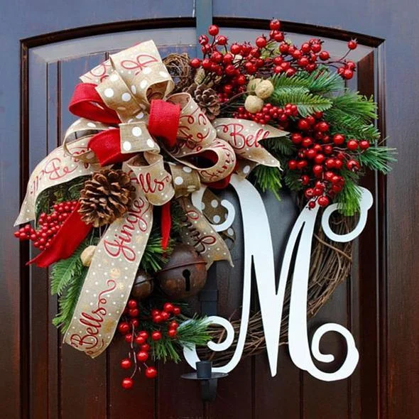 Christmas Artificial Wreath For Holiday Decoration