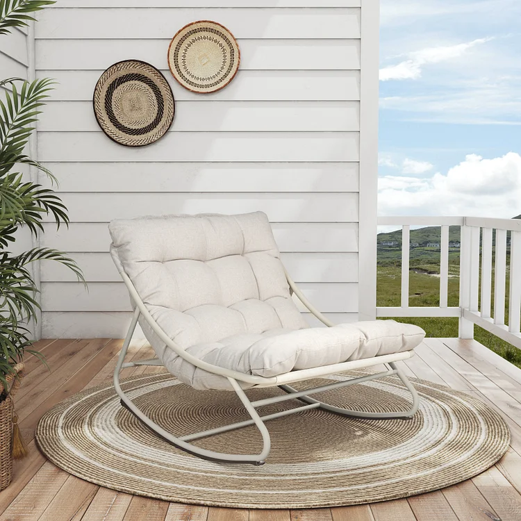 Rocking Chair Deep Seat Patio Chairs Without Cushions Braxton Pc