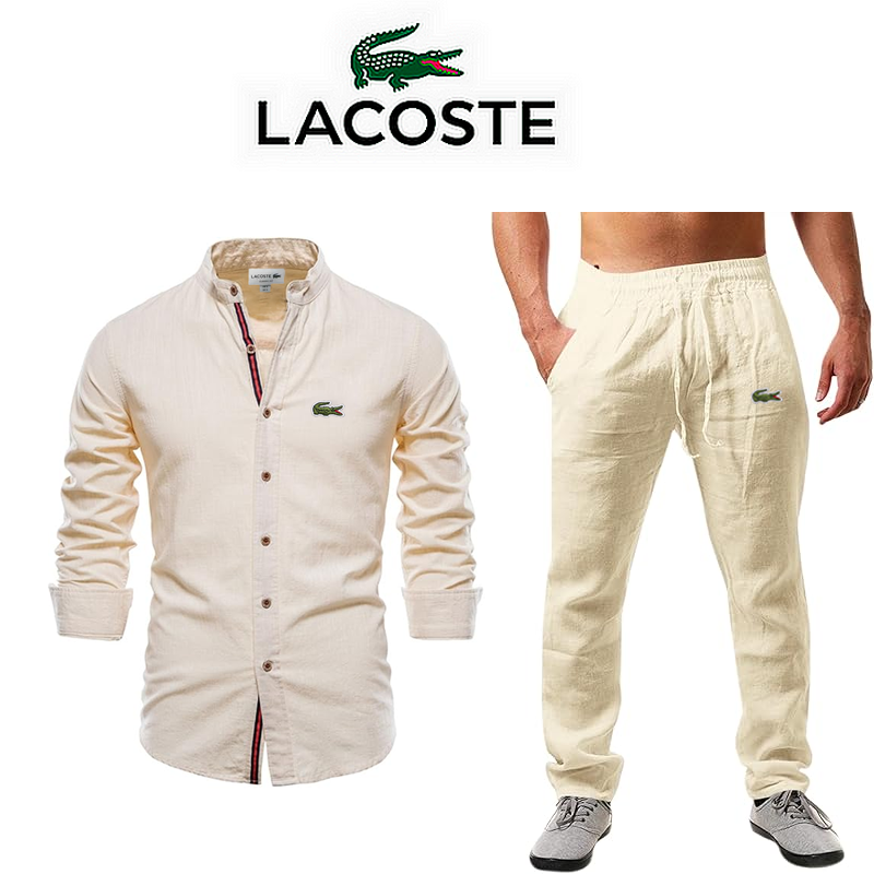 Lacoste® Férfi nyári lezser szett