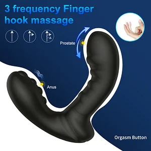 16 Vibrations 3 Wiggling Anal Plug Prostate Massager Vibrator With Remote Control