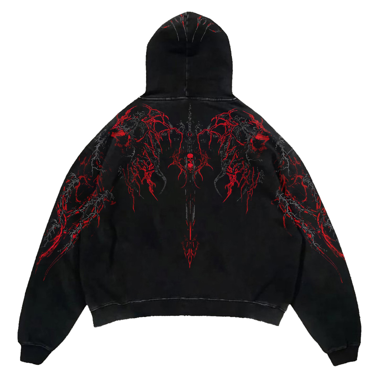 Soul Eater Hoodie[Dark Red]