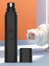 Electric Dog Nail Grinder Rechargeable Pet Nail Trimmer 2-Speed Cat Nail Grinder