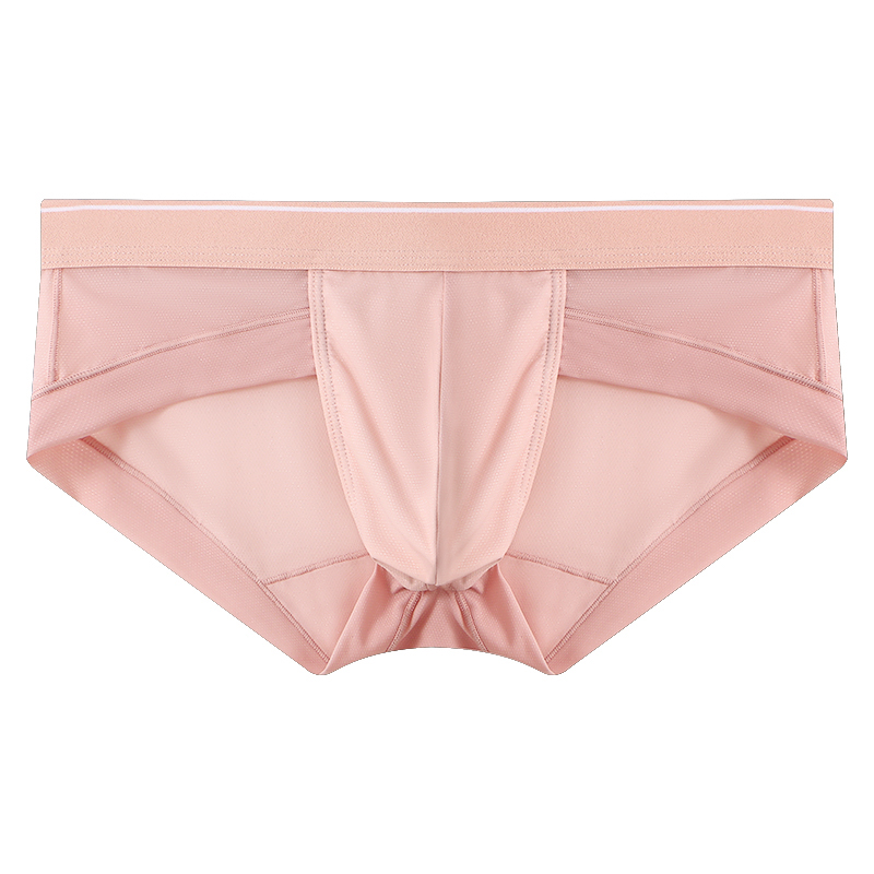 Men's Sexy Ice Silk Mesh Transparent Panties