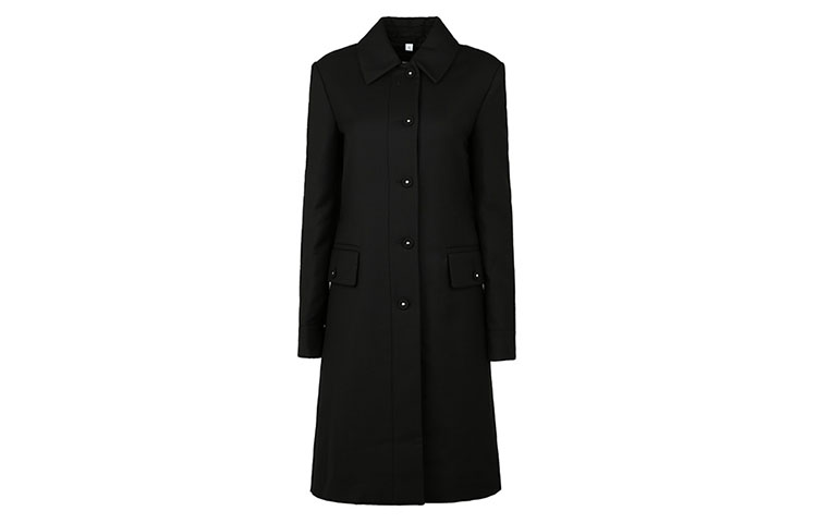 Burberry Coats Women's Black