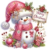 Diamond Painting-DIY Crystal Rhinestone Xmas Snowman