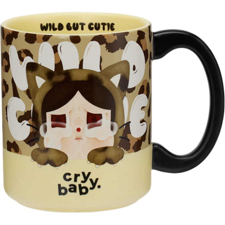 POP MART CRYBABY Leopard Cat Collection Yellow 485ml