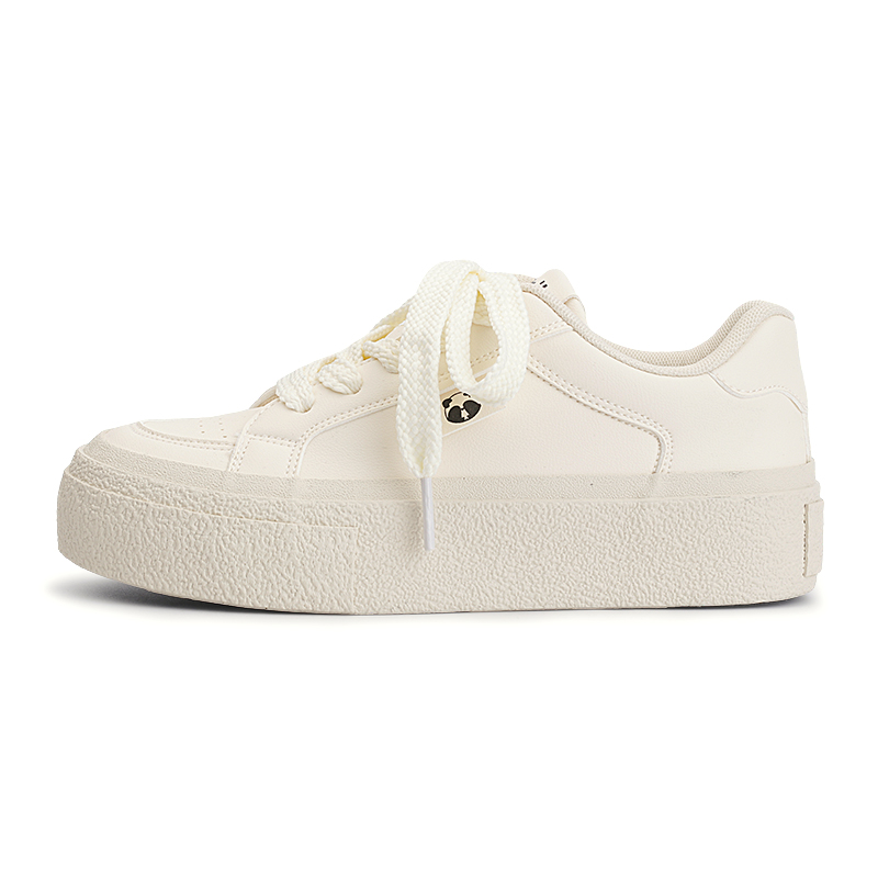 Skateboard Shoes Women's Low-Top Beige