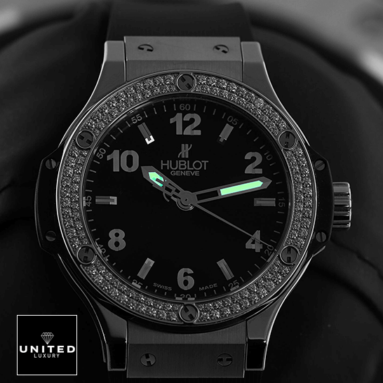 Hublot 361_SX_1270_RX_1104 Big Bang Steel Black Diial Replica dial phosphor