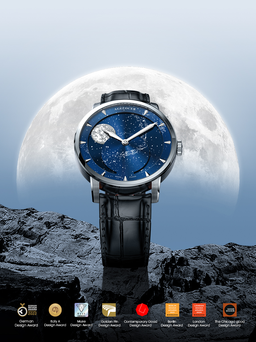 Agelocer Astronomer Male Series Automatic Mechanical Watches