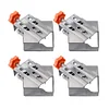 1/2/4pcs 90 Degree Fixing Clips Stainless Steel Right Angle Splicing Quick Clamp