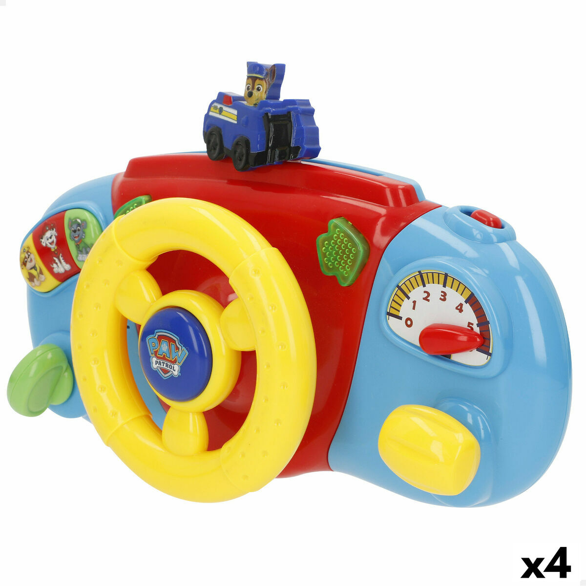 Steering Wheel for Pushchair The Paw Patrol 26 x 16 x 7 cm (4 Units)