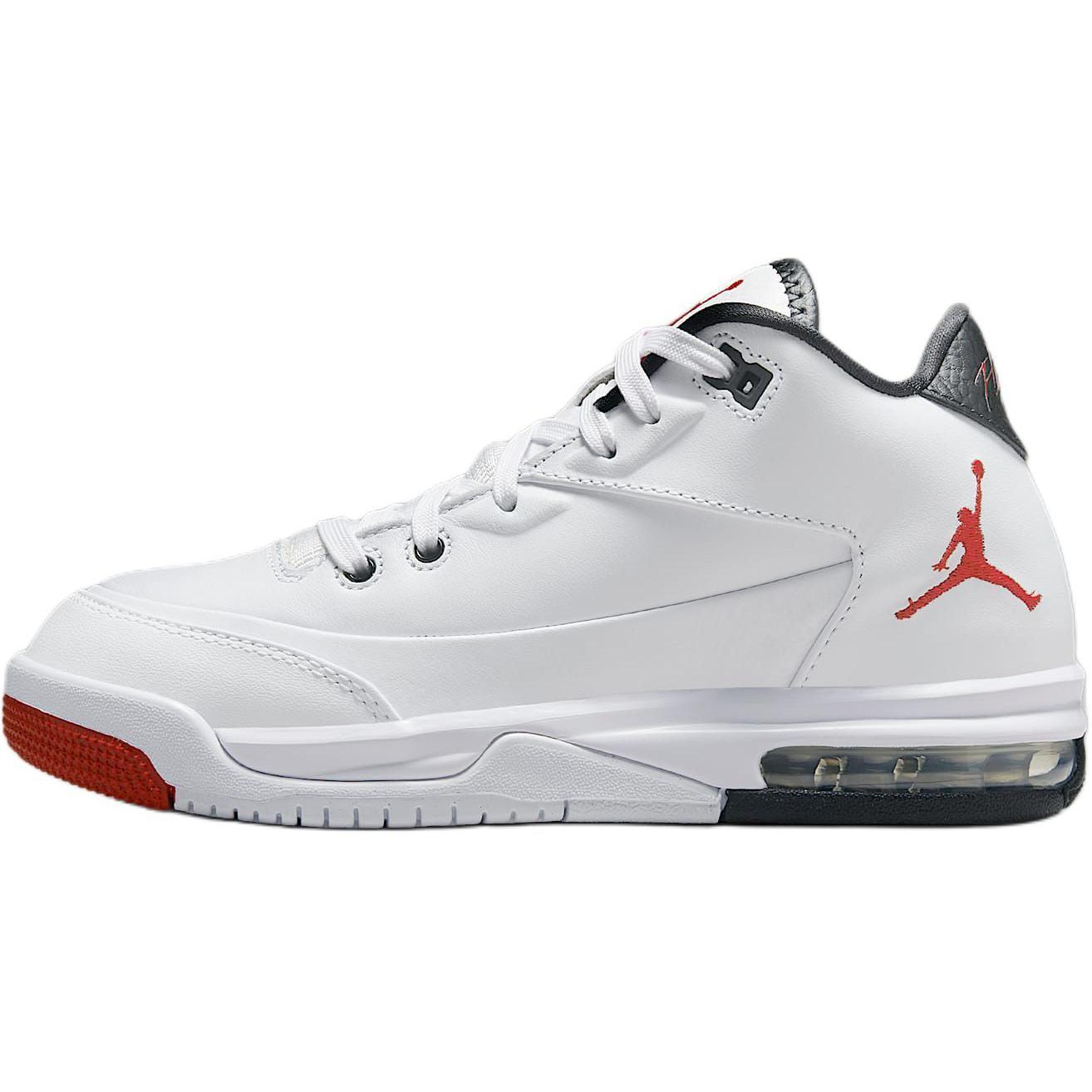 Jordan Flight Origin 3 Cushioning Support Mid Top Kids' Training Shoes White Black Red Teenagers