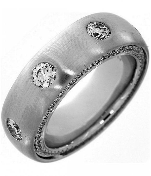 Diamantring Ring - 18K 750 Weissgold - 1.95 ct.