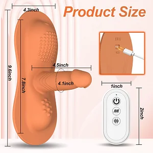 Women Sex Toys Sit And Ride Vibrators Dildo With 10 +10 Vibrating Modes