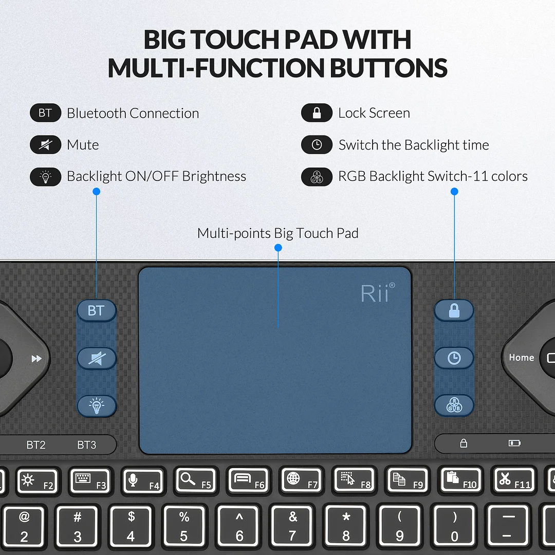 Rii K16 Wireless Bluetooth keyboard 