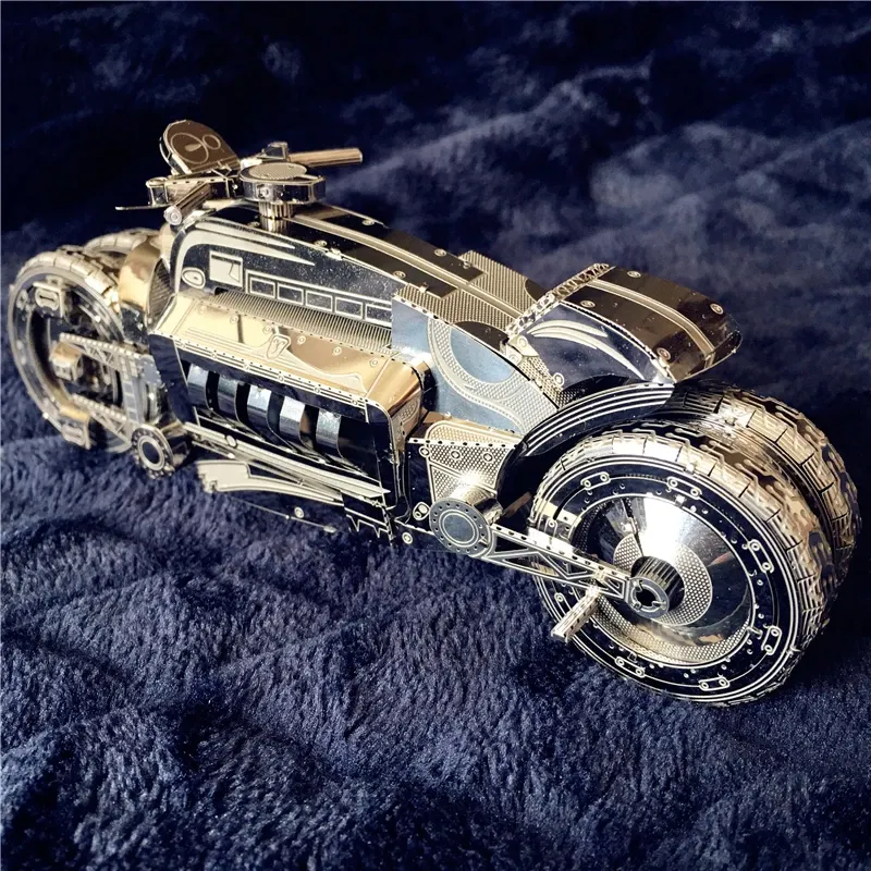 Custom Metal Models 3D Metal Puzzle Model Kit Concept Motorcycle Assembly Model DIY 3D ...