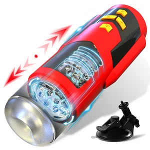 Rocket - Handfree Interactive Sexy Voice Telescopic Rotating Male Masturbator