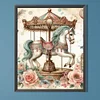 Diamond Painting-DIY Full Round Drill Carousel(40*50CM)