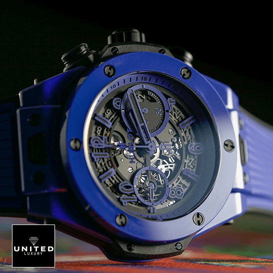 Hublot Big Bang Unico Blue Magic 411.ESU Replica side view