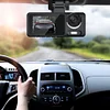 1080P WiFi Dash Cam Parking Monitoring Triple Lens Front Rear Inside HD Car DVR