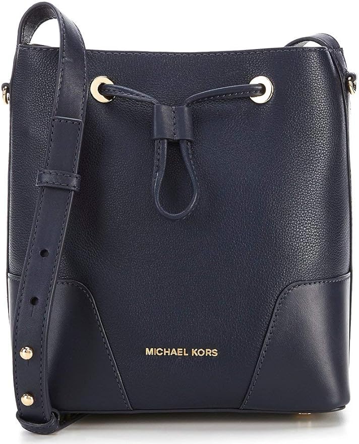 Michael Kors Cary Small Bucket Bag with Pouch - Admiral