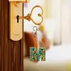 1Pc DIY Diamond Painting Lettter Keychain