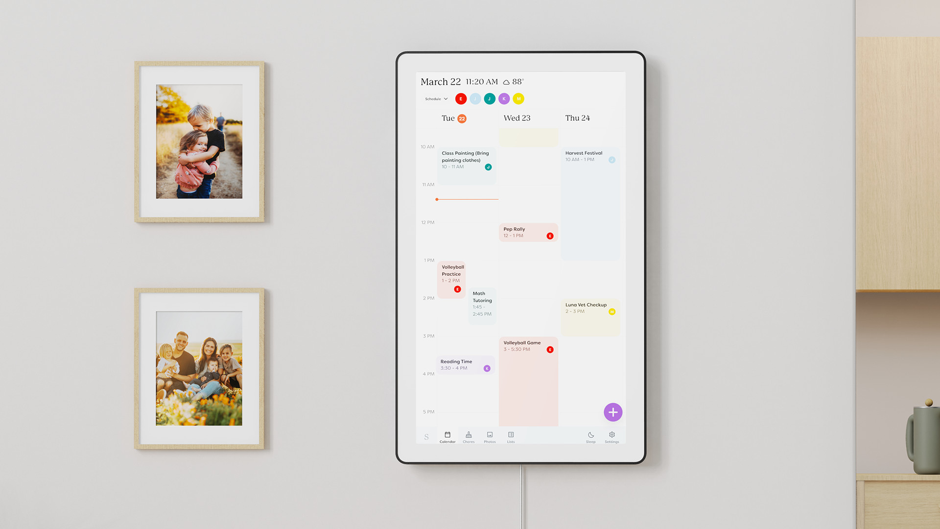 This giant, 27-inch digital calendar is here to organize your family's life  | TechRadar