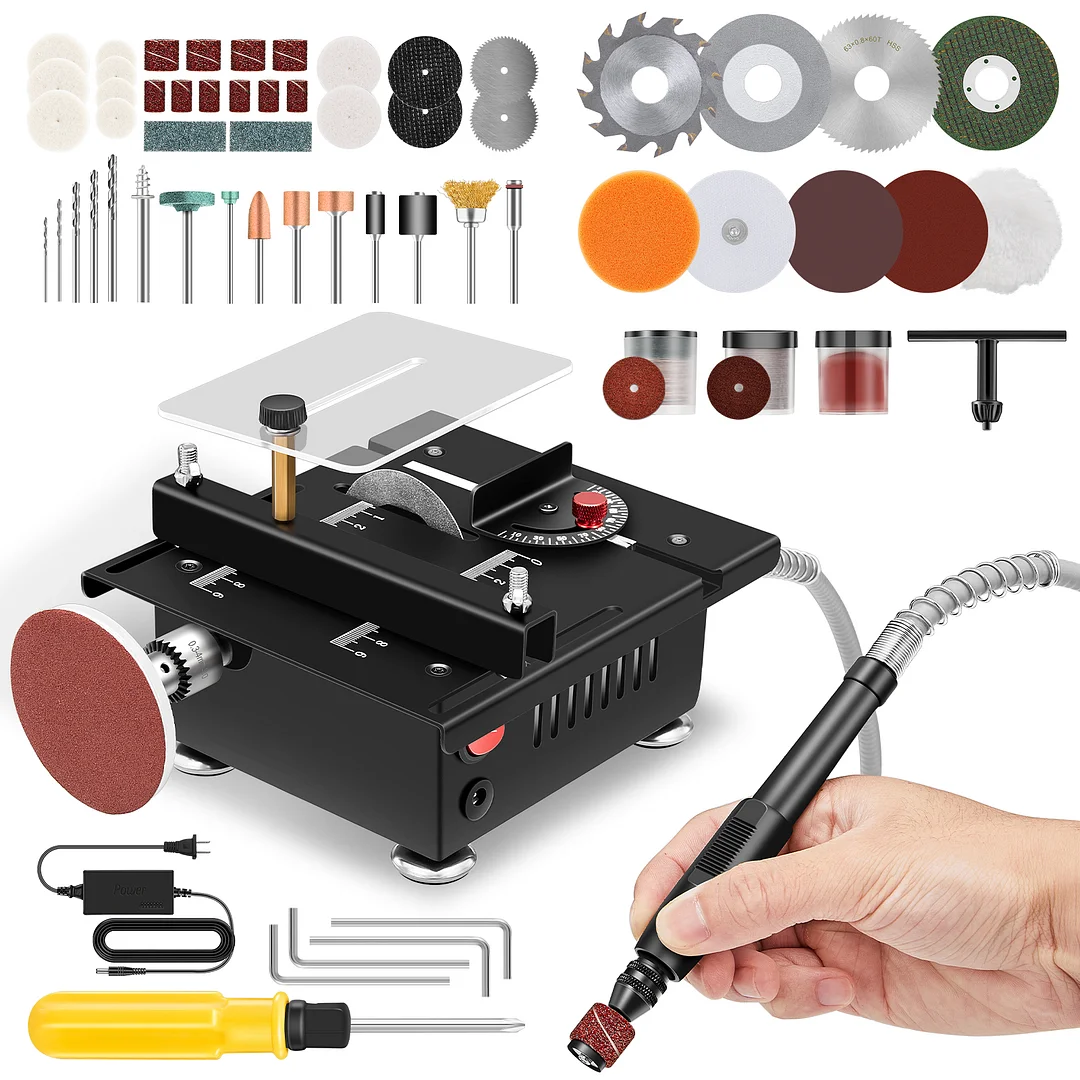 SAKER Mini Multifunctional Table Saw Features