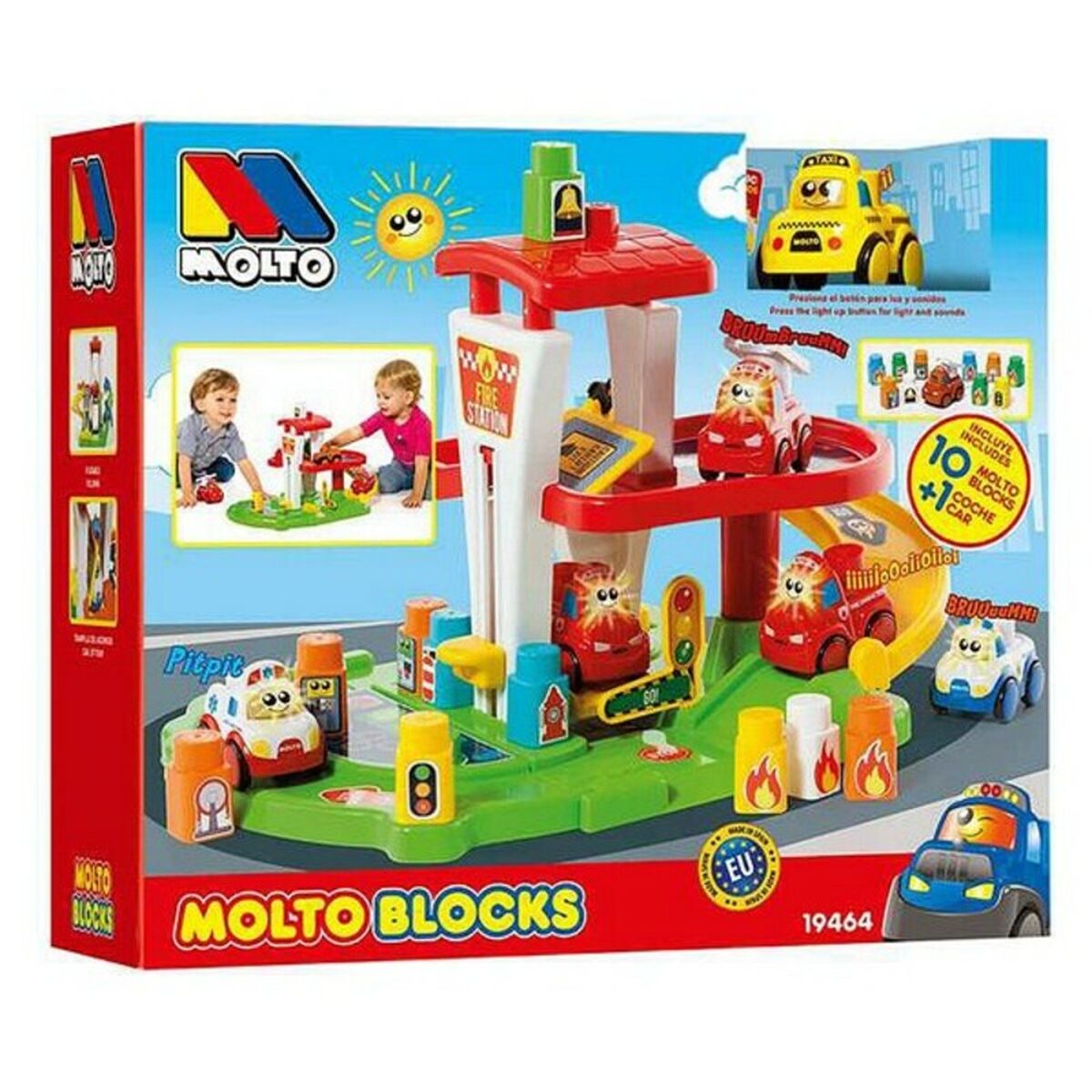 Playset Fire Station Molt&oacute;