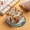4PCS Diamond Painted Acrylic Dolphin Placemats Insulated Dish Mats with Holder